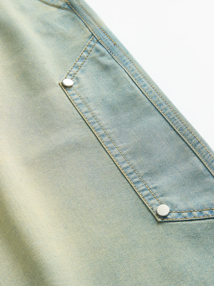 Men's Denim Shorts for Summer Lightweight Lyocell Breathable and Cool Knee-Length Baggy Jeans Shorts Asian Size L-8XL
