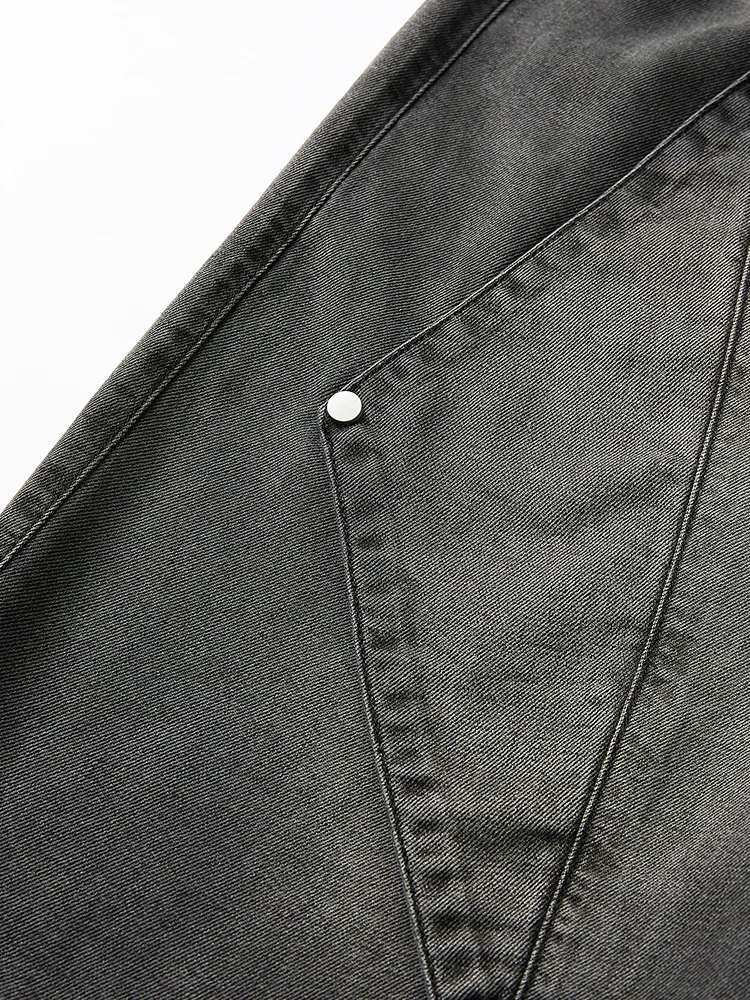 Summer Lyocell Denim Shorts Men Lightweight Baggy Jeans Shorts Big Size 8XL 7XL 6XL Wide Leg Straight Denim Short Pants